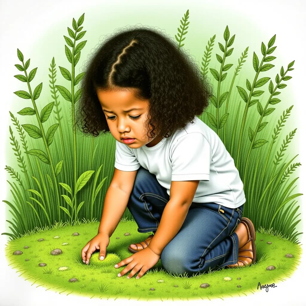 AI-generated personalized storybook illustration — page 3