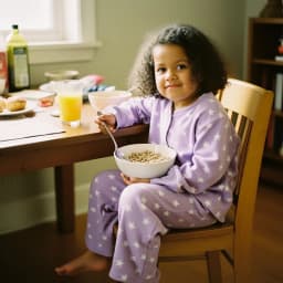 Child photo in outdoor setting — varied lighting for better AI illustration accuracy